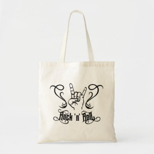 Tote Bag Symbole de musique Rock 'n' Roll