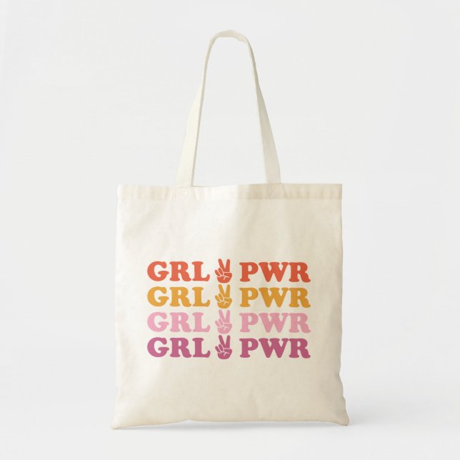 TOTE BAG SYMBOLE DE PAIX FILLE (Devant)