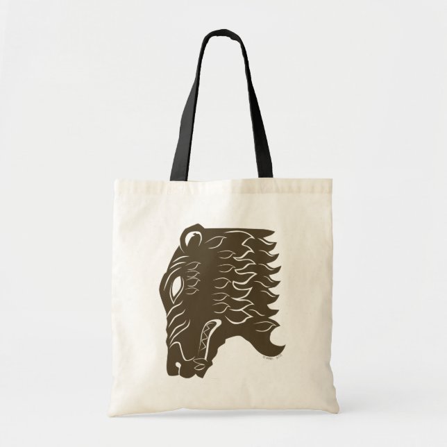 Tote Bag Symbole de tête d'ours BEORN™ (Devant)