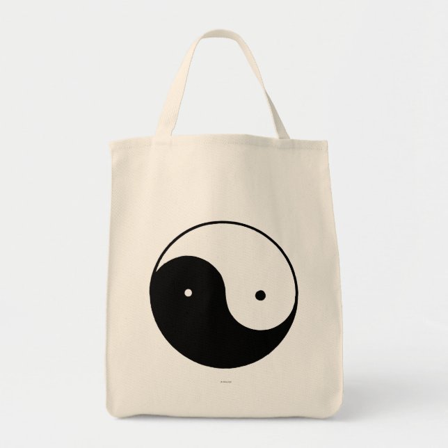 Tote Bag Symbole de Yin Yang (Devant)