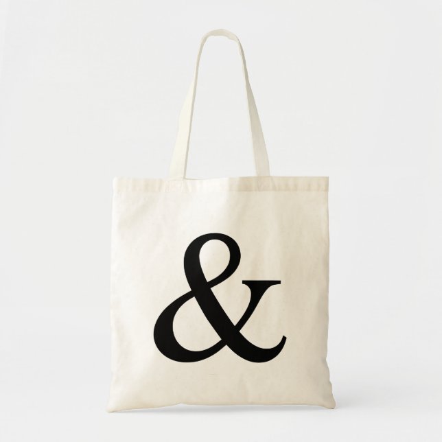 Tote Bag Symbole d'esperluette (Devant)