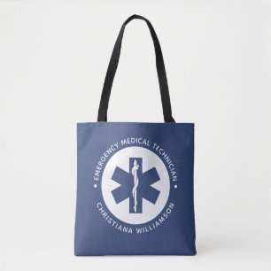 Tote Bag Symbole EMT personnalisé Technicien Médicale d'urg