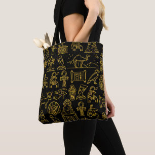 Tote Bag SYMBOLE HIÉROglyphique égyptien Motif