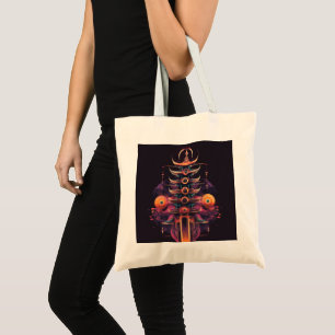 Tote Bag Symbole logo de la pagode4 Art numérique