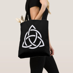 Tote Bag Symbole triquetra de noeud de trinité celtique