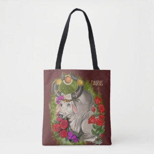 Tote Bag SYMBOLE Zodiaque Taurus