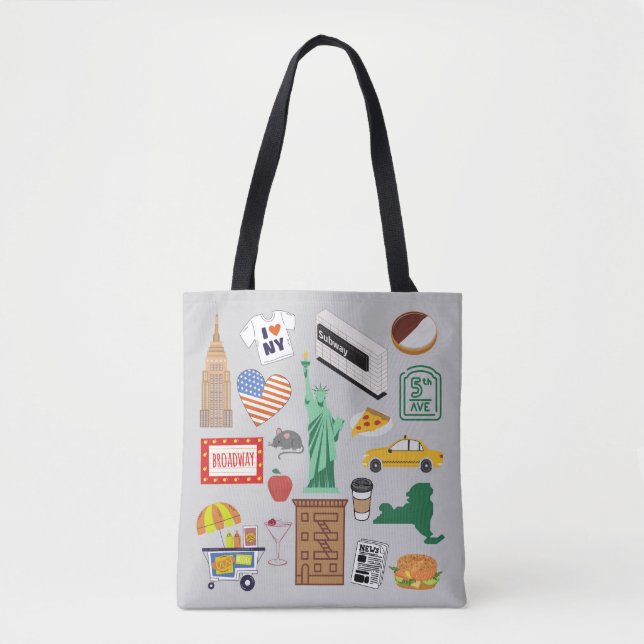 Tote Bag Symboles de New York (Devant)