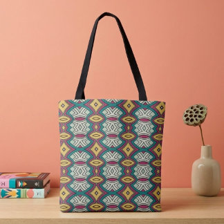 Tote Bag Symétrie diamant et ovale