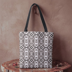Tote Bag Symétrie diamant et ovale chic