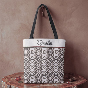 Tote Bag Symétrie diamant et ovale chic