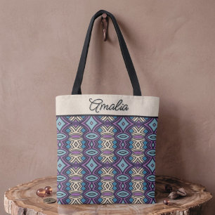 Tote Bag Symétrie diamant et ovale chic