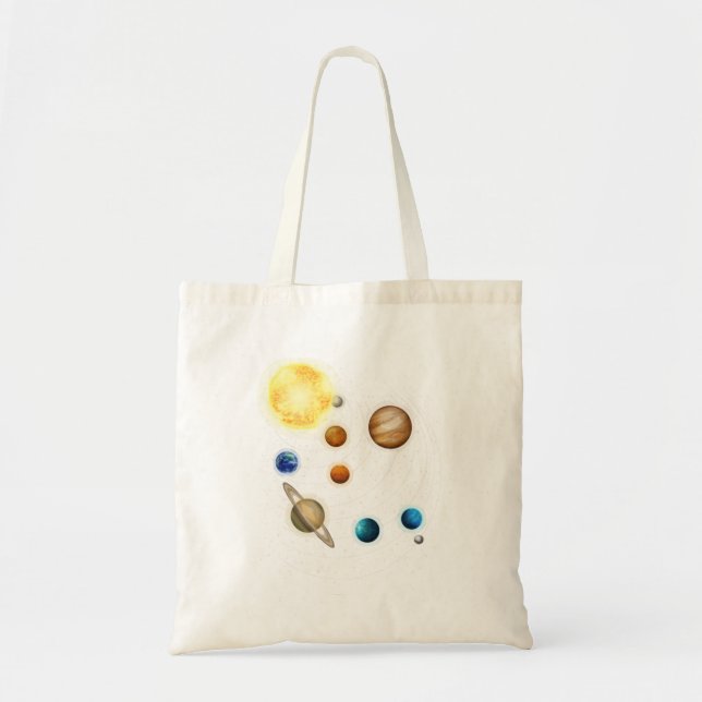 Tote Bag Système solaire (Devant)
