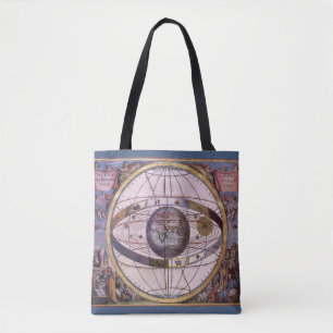 Tote Bag Système solaire ptolémaïque antique, Andreas Cella