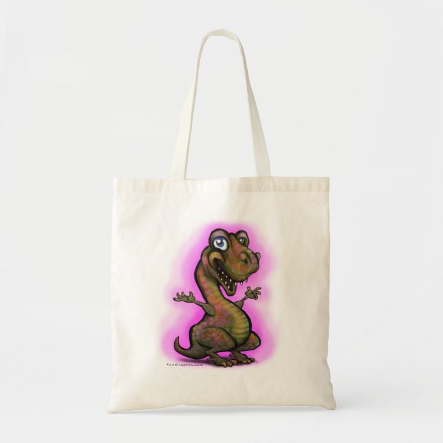 Tote Bag T-Rex pour bébé (Devant)