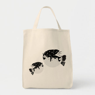 Tote Bag T-shirt avec illustration mignonne de poisson-glob