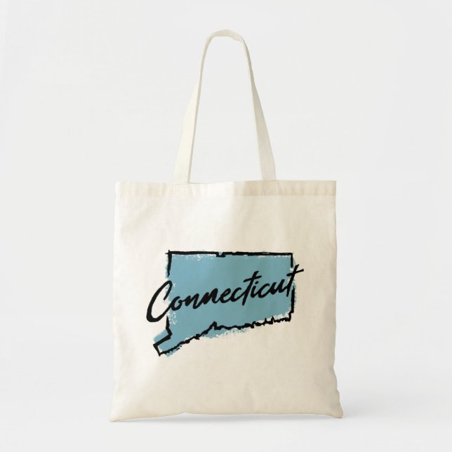 Tote Bag T-shirt Connecticut (Devant)