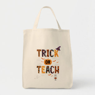 Tote Bag t-shirt de l'enseignant halloween