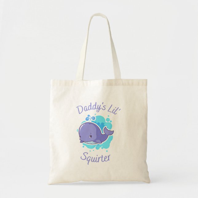 Tote Bag T-shirt de Lil's Squirter de papa (Devant)