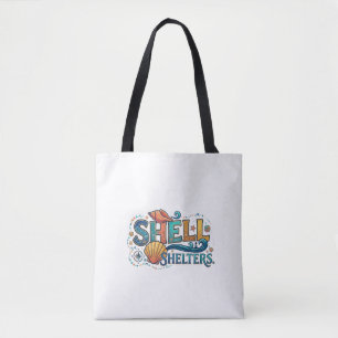 Tote Bag T-Shirt Graphique Shell Shelters – Nature Côtière