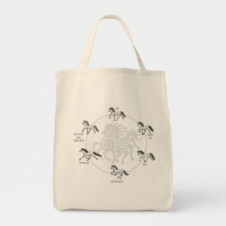 Tote Bag T-shirt Little Viking Horse's Gait Map