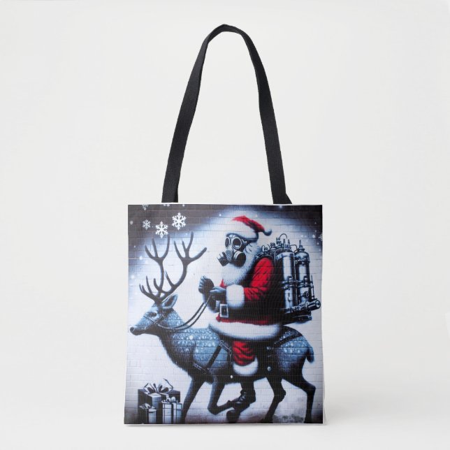 Tote Bag T-shirt père Noël (Devant)