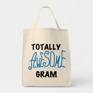 Tote Bag T-shirts bleus et cadeaux de gramme totalement imp