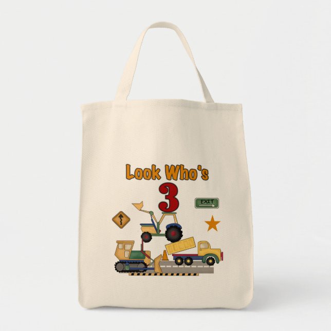 Tote Bag T-shirts d'anniversaire de véhicules de (Devant)