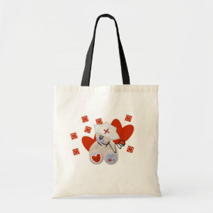 Tote Bag T-shirts et cadeaux d'amour d'infirmière d'ours de