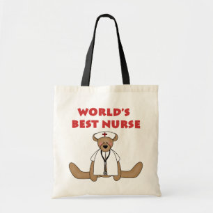 Tote Bag T-shirts et cadeaux de Bear World's Best Nurse