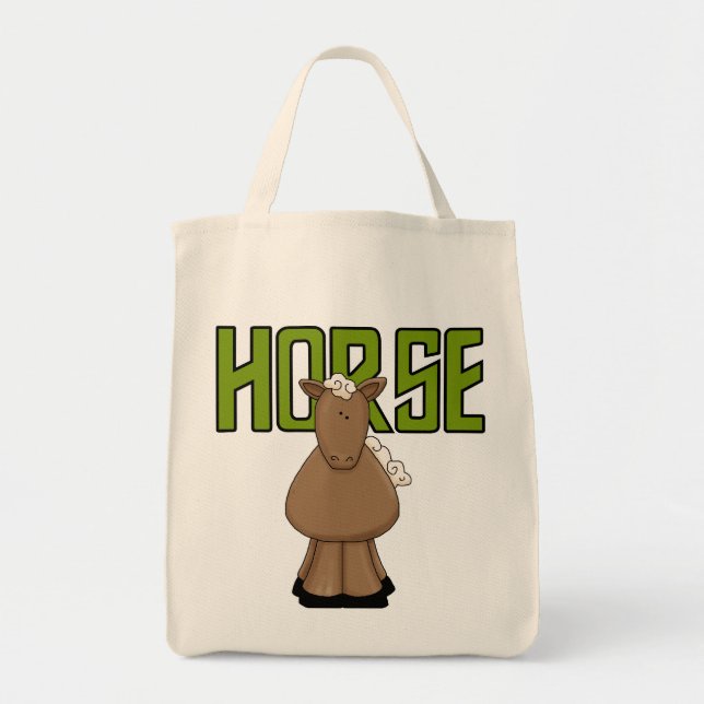 Tote Bag T-shirts et cadeaux de cheval (Devant)