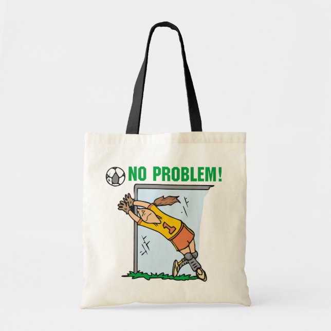 Tote Bag T-shirts et cadeaux de gardien de but du football (Devant)