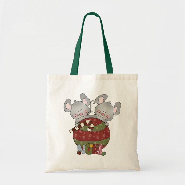 Tote Bag T-shirts et cadeaux de Noël Mice (Devant)