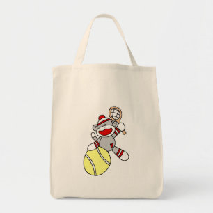 Tote Bag T-shirts et cadeaux de tennis de singe de