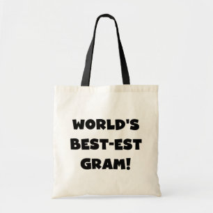 Tote Bag T-shirts et cadeaux des textes de noir de gramme