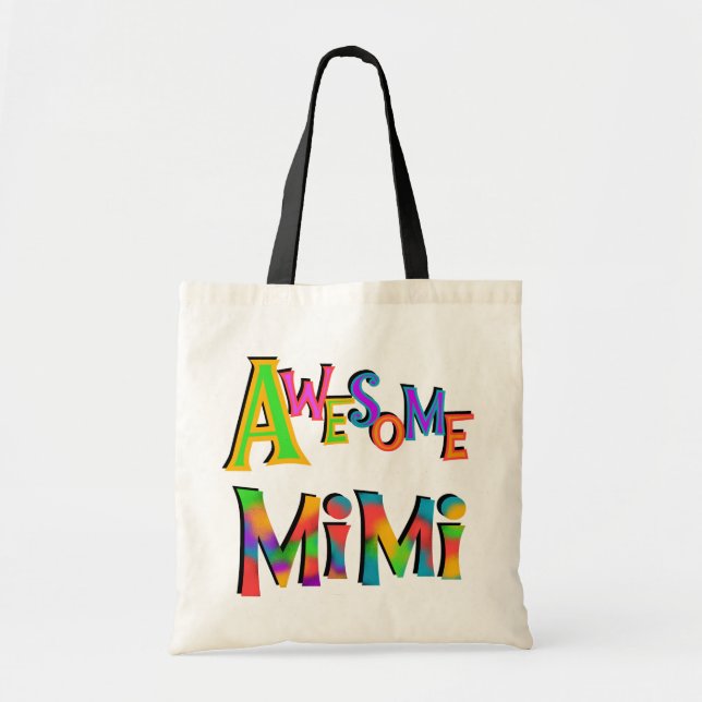 Tote Bag T-shirts et cadeaux Mimi impressionnants (Devant)