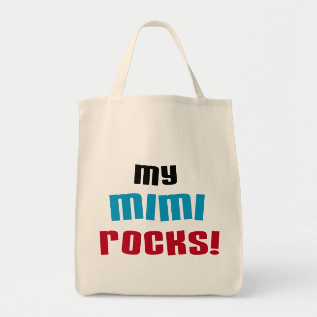 Tote Bag T-shirts et cadeaux My Mimi Rocks (Devant)