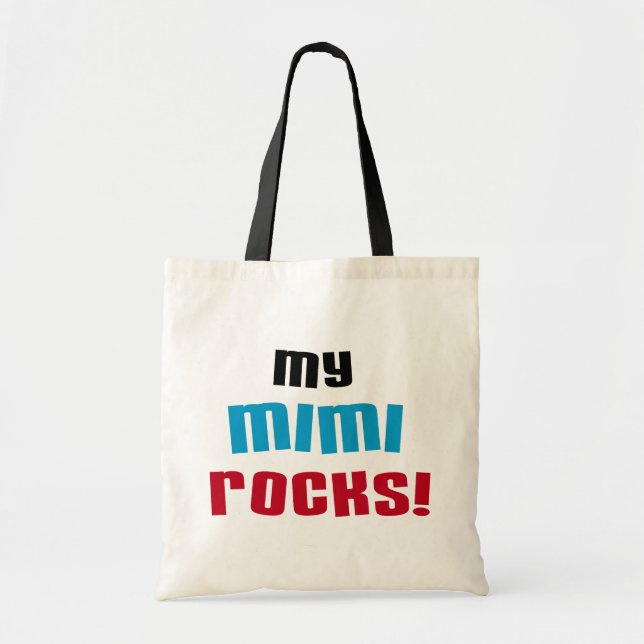Tote Bag T-shirts et cadeaux My Mimi Rocks (Devant)