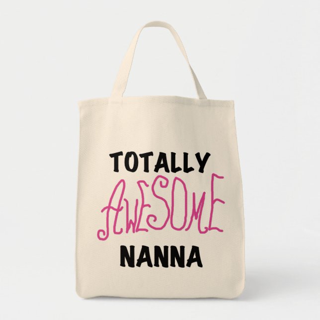 Tote Bag T-shirts et cadeaux Nanna roses absolument géniaux (Devant)