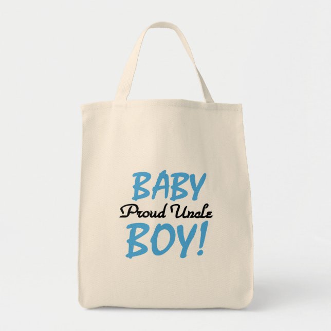Tote Bag T-shirts et cadeaux pour bébé Oncle Fiers (Devant)