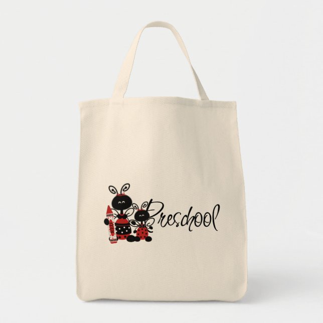 Tote Bag T-shirts et cadeaux préscolaires de coccinelle (Devant)