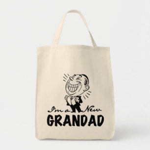 Tote Bag T-shirts et cadeaux Smiling New Grand-père