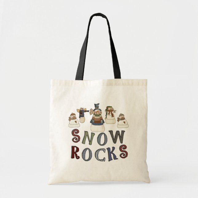 Tote Bag T-shirts et cadeaux Snow Rocks (Devant)