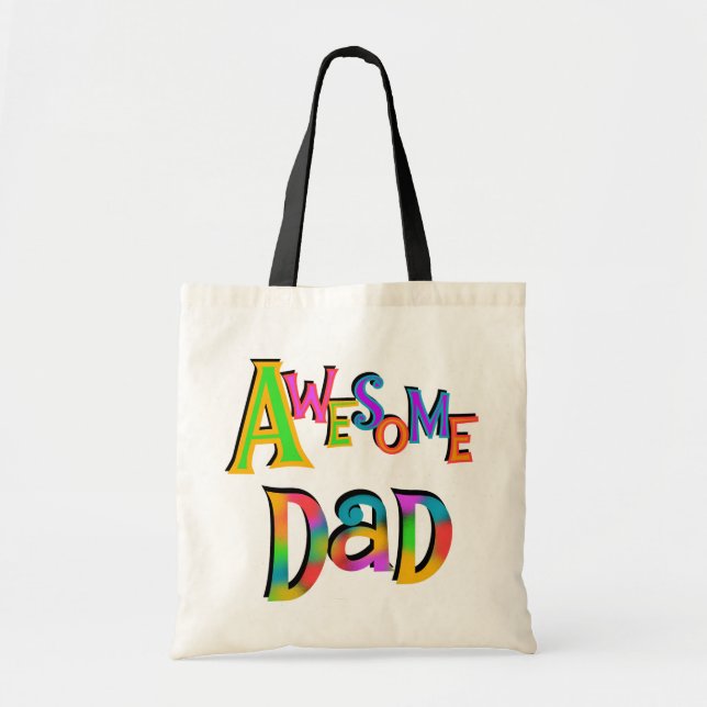 Tote Bag T-shirts et cadeaux superbes papa (Devant)