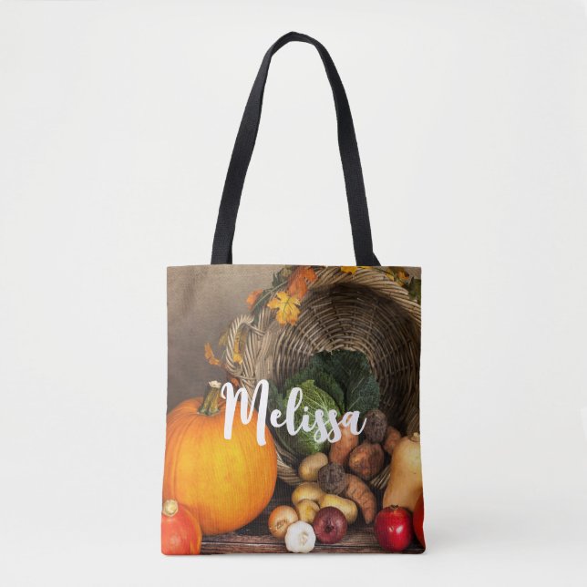 Tote Bag Table Bountiful Harvest (Devant)