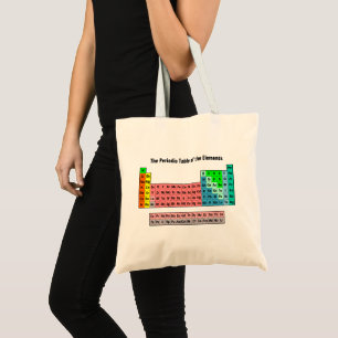 Tote Bag Tableau 2016 périodique des éléments