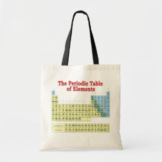 Tote Bag Tableau des éléments périodique