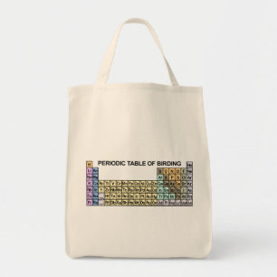 Tote Bag Tableau périodique des oiseaux