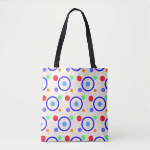 Tote Bag Taches colorées sur ivoire