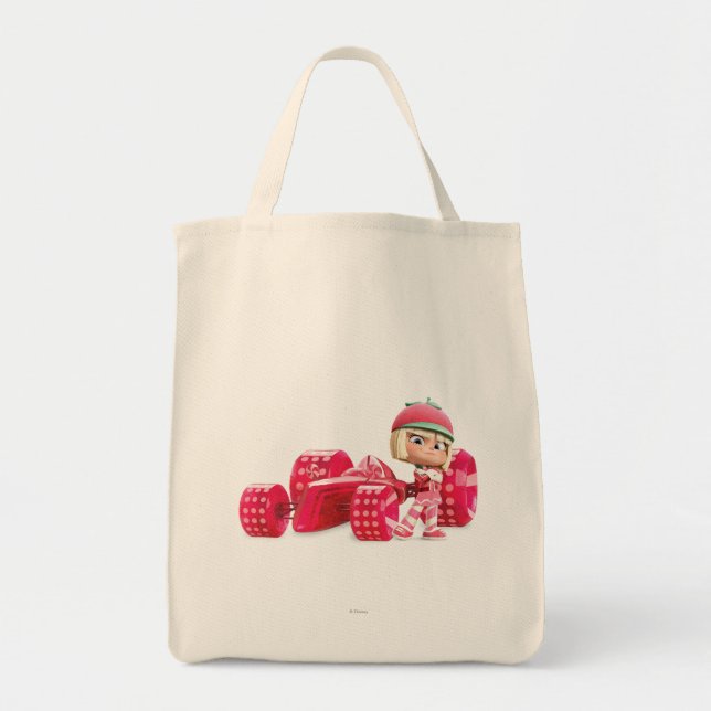 Tote Bag Taffyta Poster avec voiture (Devant)