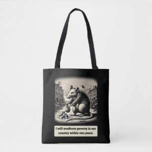 Tote Bag Tails De Schéma : L'Homme Politique Du Rat Qui Con
